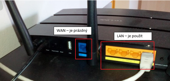Nastavení wifi-routeru v rámci jedné sítě (AP-čko)
